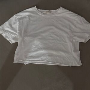 Classic White Crop Top